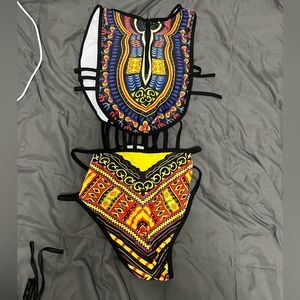 Tribal cutout Swimsuit